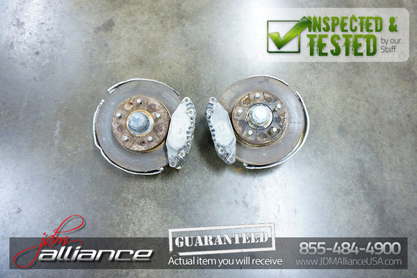 JDM 87-92 Mazda RX7 FC3S OEM Front Hub Rotor Assembly Brakes Spindles OEM