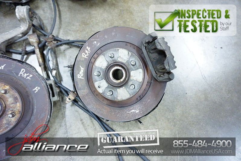 JDM 93-01 Mazda FD RX7 Rear Brake Hub Rotor Assembly | JDM Alliance LLC
