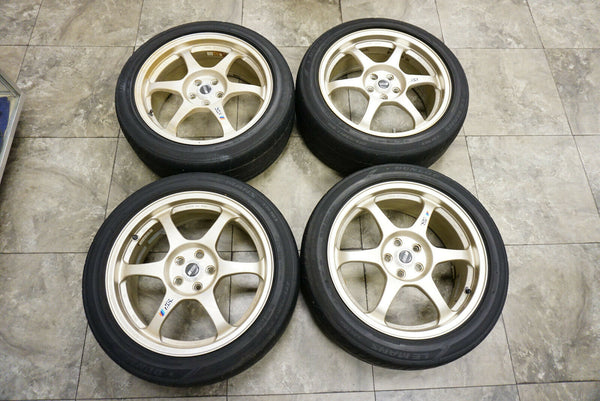 JDM SSR Type C 5x100 17x7.5 Wheels Subaru, BRZ Impreza Speed Star Racing Tires - JDM Alliance LLC