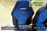 JDM 04-05 Subaru Impreza WRX STi V8 OEM Front Blue Suede Seats / 1993-2007 - JDM Alliance LLC