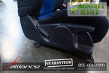 JDM 02-03 Subaru Impreza WRX STi V7 OEM Front & Rear Blue Suede Seats / Rails - JDM Alliance LLC