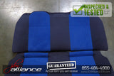 JDM 02-03 Subaru Impreza WRX STi V7 OEM Front & Rear Blue Suede Seats / Rails - JDM Alliance LLC