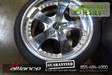 JDM Work Euroline 18x8.5 / 5x114.3 Offset +35 Wheels Rims Chrome - JDM Alliance LLC