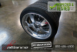 JDM Work Euroline 18x8.5 / 5x114.3 Offset +35 Wheels Rims Chrome - JDM Alliance LLC