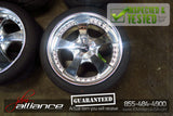 JDM Work Euroline 18x8.5 / 5x114.3 Offset +35 Wheels Rims Chrome - JDM Alliance LLC