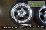 JDM Work Euroline 18x8.5 / 5x114.3 Offset +35 Wheels Rims Chrome - JDM Alliance LLC