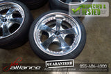 JDM Work Euroline 18x8.5 / 5x114.3 Offset +35 Wheels Rims Chrome - JDM Alliance LLC