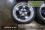 JDM Work Euroline 18x8.5 / 5x114.3 Offset +35 Wheels Rims Chrome - JDM Alliance LLC