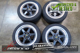 JDM XR4 XR4Z Longchamp Front 17x8 Rear 17x9 5x114.3 SSR Wheels Rims Offset +38 - JDM Alliance LLC