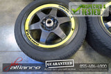 JDM Bridgestone V'Racing 16x7 4x100 / 114.3 Wheels Rims 16" Inch - JDM Alliance LLC
