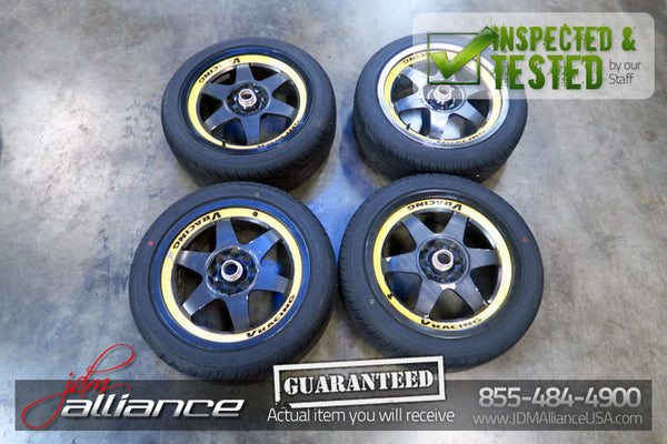 JDM Bridgestone V'Racing 16x7 4x100 / 114.3 Wheels Rims 16" Inch - JDM Alliance LLC
