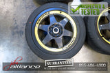 JDM Bridgestone V'Racing 16x7 4x100 / 114.3 Wheels Rims 16" Inch - JDM Alliance LLC