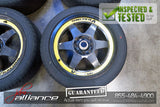 JDM Bridgestone V'Racing 16x7 4x100 / 114.3 Wheels Rims 16" Inch - JDM Alliance LLC