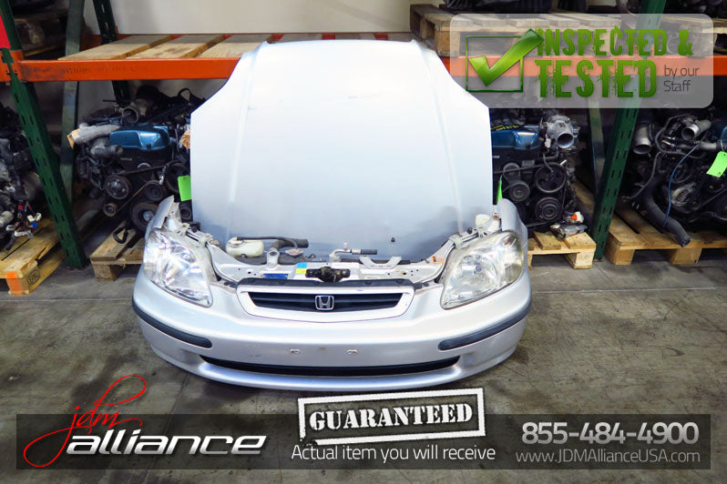JDM 96-98 Honda Civic EK3 Front Nose Cut Bumper Headlights EK4 EK9