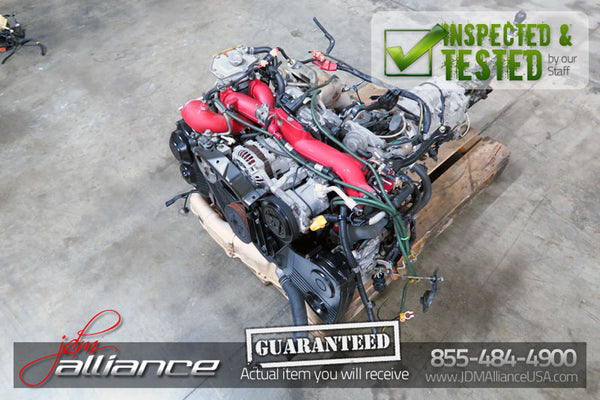 JDM 04-05 Subaru WRX STi EJ207 2.0L AVCS V8 Turbo Engine Only Twin Scroll VF37 - JDM Alliance LLC