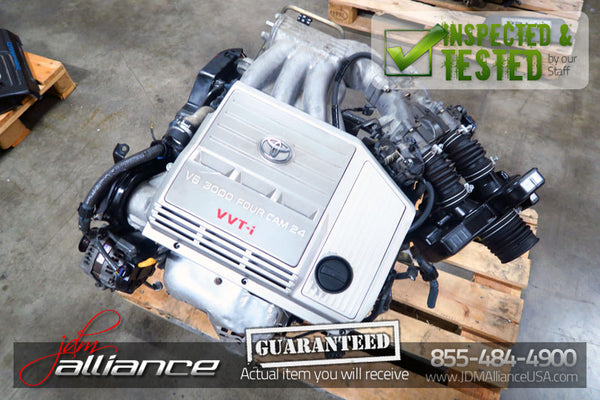 JDM 99-03 Toyota 1MZ-FE 3.0L DOHC VVTi V6 Engine 1MZ AWD Highlander RX300 4WD - JDM Alliance LLC