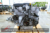 JDM 09-13 Nissan 370Z VQ37HR VVEL 3.7L V6 Engine Only Infiniti G37 VQ37 Motor - JDM Alliance LLC