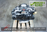 JDM 06-11 Subaru EJ25 2.5L SOHC i-AVLS Engine Legacy Forester EJ253
